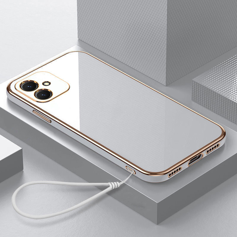 Dành Cho Samsung Galaxy A04 Ốp Lưng Mạ Vuông Sang Trọng Galaxy F04 A04E M04 F14 Ốp lưng Silicon Chống Sốc Fundas