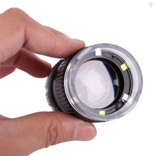 Cân LED Loupe 30X Kính lúp có thể điều chỉnh Kính lúp loại xi lanh kim loại Gương có tỷ lệ Gương đọc sách cỡ nhỏ Kính lúp trang sức với 3 đèn LED 3 đèn UV Trắng