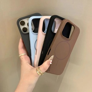 Ốp điện thoại di động từ tính silicon lỏng mới cho iPhone16 Pro Max 15 14 13 12 11 Pro Max Vỏ bảo vệ camera chống sốc Vỏ mềm chống rơi