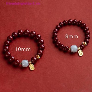 {Fh Fashion} Lucky Wealth Vòng tay hạt dây đỏ Vòng tay thủ công có thể điều chỉnh thu hút tiền Vòng tay giàu có dành cho nam giới.