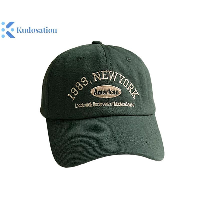 Kudosation Bóng Chày Có Thể Điều Chỉnh Cặp Đôi Nam Nữ Thời Trang Hip Hop Mũ Hàn Quốc Topi Unisex