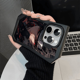Vỏ Điện Thoại Hình Không Đều, Cho iPhone 16,15,14,13,11,12 Pro Max, Vỏ Chống Sốc Naruto Sasuke Itachi