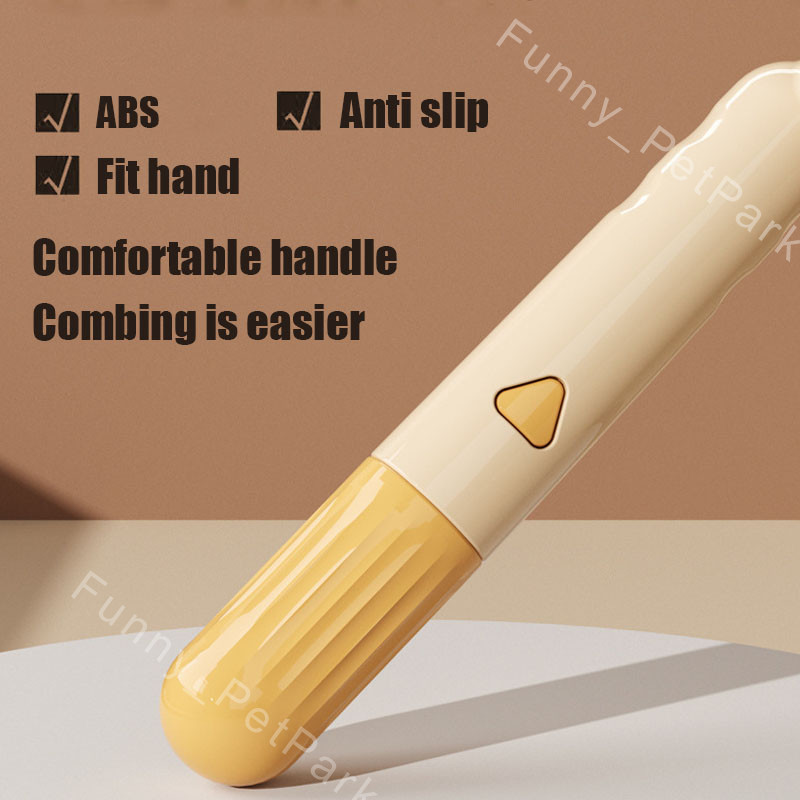 Thú Cưng Kim Lược Làm Sạch Mèo Lược Tóc Dài Chó Loại Bỏ Nổi Tóc Chải Sikat Kucing Thú Cưng Chải Lông Dụng Cụ