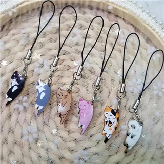 Mặt dây chuyền điện thoại di động Hợp kim Mặt dây chuyền mèo nhỏ dễ thương