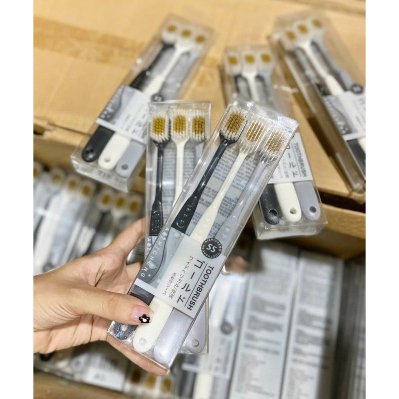 Set 3 Bàn Chải Siêu Mềm TOOTHBRUSH Nhật