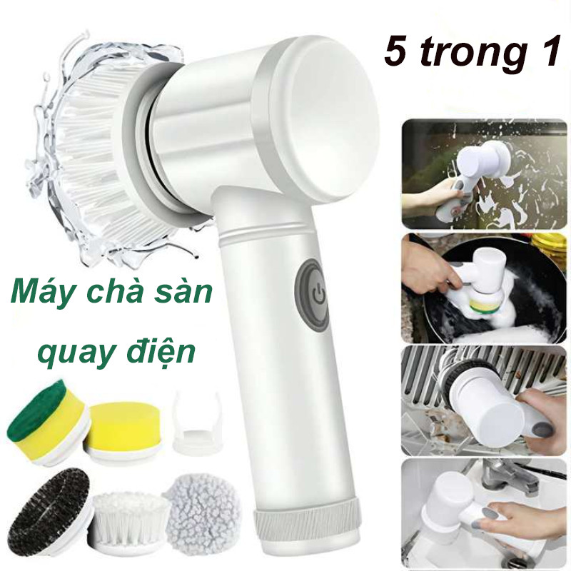 Máy Cọ Rửa Điện Thông Minh Đa Năng,Bàn chải làm sạch bằng điện，Bàn chải rửa chén,Dễ dàng tẩy dầu mỡ