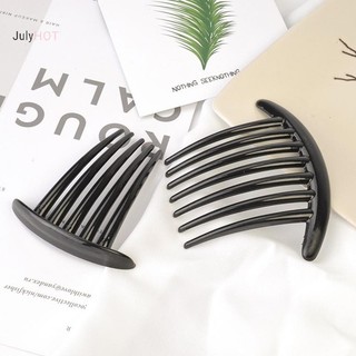 Julyhot 5 / 7 Răng Nhựa Kẹp Tóc Cho Nữ Vintage Sáng Tạo Tóc Đen Lược Tóc Lược Tóc Kẹp Tóc Hàn Quốc Tạo Kiểu Dụng Cụ Massivedeals