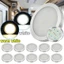 Đèn trần âm trần CATIYAHA, Đèn Led tròn 3W bằng nhôm DC12V, Đa kịch bản 3000K / 4000K / 6000K Mỏng 8mm 2510 Tủ trưng bày đèn thiết bị đầu cuối