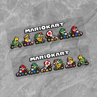 ✨30 Ngày 2988 Miếng Super Mario Mario Sáng Tạo Dễ Thương Trò Chơi Xe Hơi Dán Xe Máy Điện Xe Chống Trầy Xước Miếng Dán Chống Thấm Nước 25.4.13
