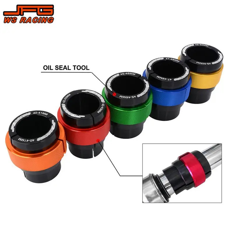 1 Chiếc CNC Trước Dĩa Dầu Con Dấu Lái Xe Dụng Cụ Xe Máy 28-50 MM Đa Năng Dụng Cụ Dành Cho KTM Bụi Bẩn Hố Xe Đạp