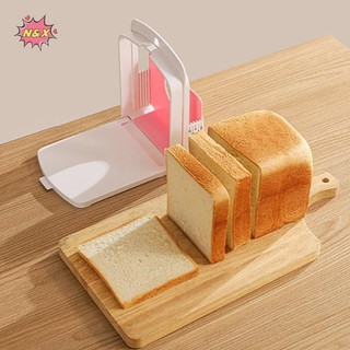 N & X Bánh Mì Nướng Có Thể Gập Lại Máy Thái Bánh Mì Đứng Dụng Cụ Cắt Nhựa Sandwich Khuôn Cắt Bánh Loaf Giá Dụng Cụ Nướng Bánh Tiện Ích Nhà Bếp.