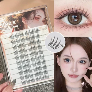IOIIK Lông mi giả tự nhiên 10-11mm C Curl Anime Mis Cosplay Kiểu ngắn nhóm nữ