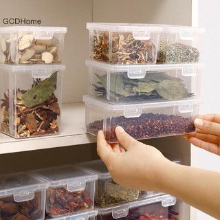 Gcdhome Tủ Lạnh Hộp Bảo Quản Gia Vị Phụ Gói Ngôi Sao Anise Quế Khô Ớt Chia Hộp Đựng Kín Tươi Có Nắp Dụng Cụ Nhà Bếp HOT