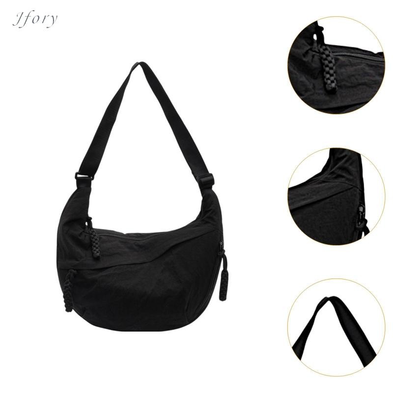 Túi đeo chéo Nylon Jfory Túi đeo vai đơn giản thời trang để đi làm du lịch