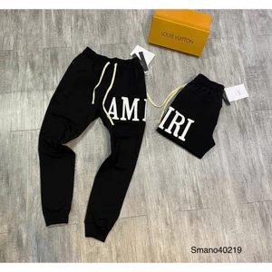 Quần Jogger Amiri KCloset Quần Thể Thao Chất Nỉ Dày Dặn Dáng Rộng Nam Nữ NA503