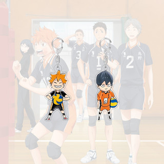 55mm Acrylic Móc Khóa Haikyuu Kenma Carton Anime Xung Quanh Túi Mặt Dây Chuyền Móc Chìa Khóa