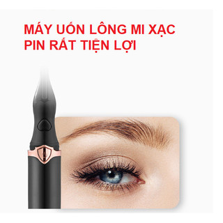 Máy Uốn Lông Mi Thế Hệ Mới Cong Bằng Nhiệt Sạc USB Dụng Cụ Làm Cong Mi Chải Mi Bằng Nhiệt