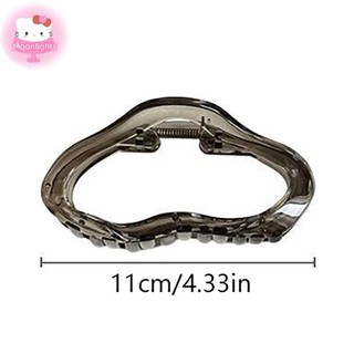 Ánh Trăng 1 Chiếc Đám Mây Thanh Lịch Rỗng Ra Vuốt Tóc Kẹp Nữ Bé Gái Thạch Acrylic Kẹp Tóc Nhựa Kẹp Tóc Barrettes Phụ Kiện Tóc EN
