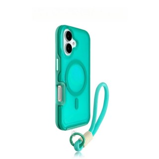 Ốp Điện Thoại Apple Mới Thích Hợp Cho IPhone 16 15 14 Pro Max Plus Màu Xanh Lá Cây Matte In Màn Hình Từ Tính