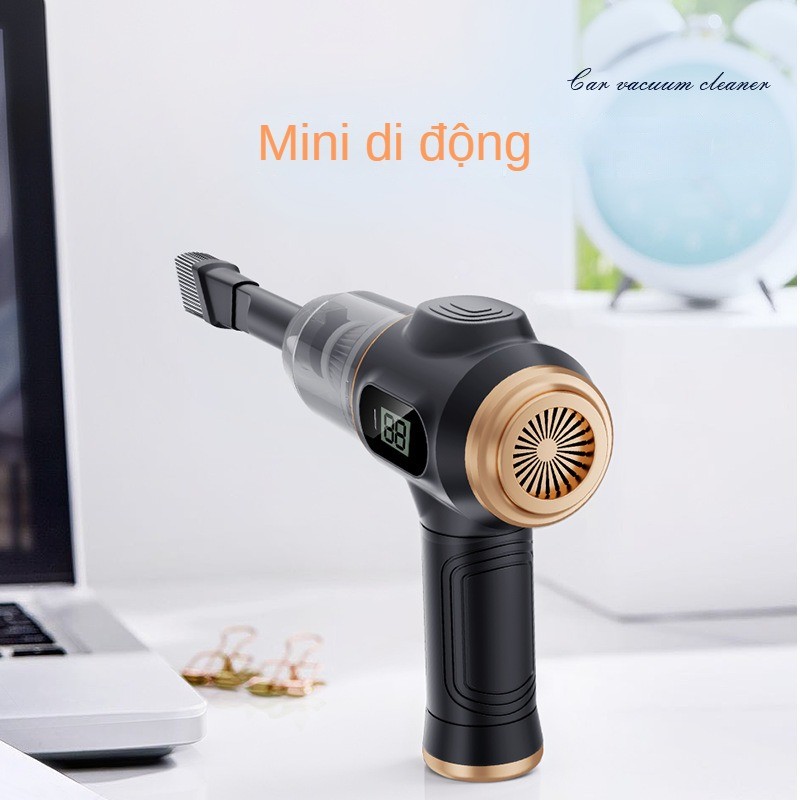 Máy hút bụi Mini công suất cao trên ô tô Sạc không dây gia đình Máy hút bụi đa chức năng cầm tay nhỏ