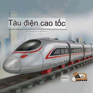 Đồ chơi đoàn tàu cao tốc Metro Subway 3 toa chạy bằng pin có đèn và âm thanh (9802) sử