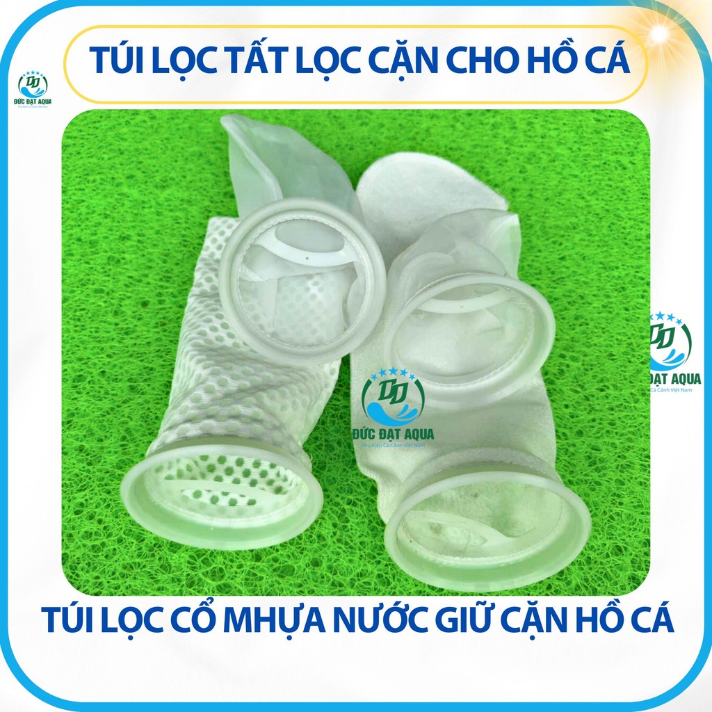 Túi lọc cổ nhựa tất lọc cặn cho hồ cá cảnh, thủy sinh,cá biển thế hệ mới hàng kỹ 7