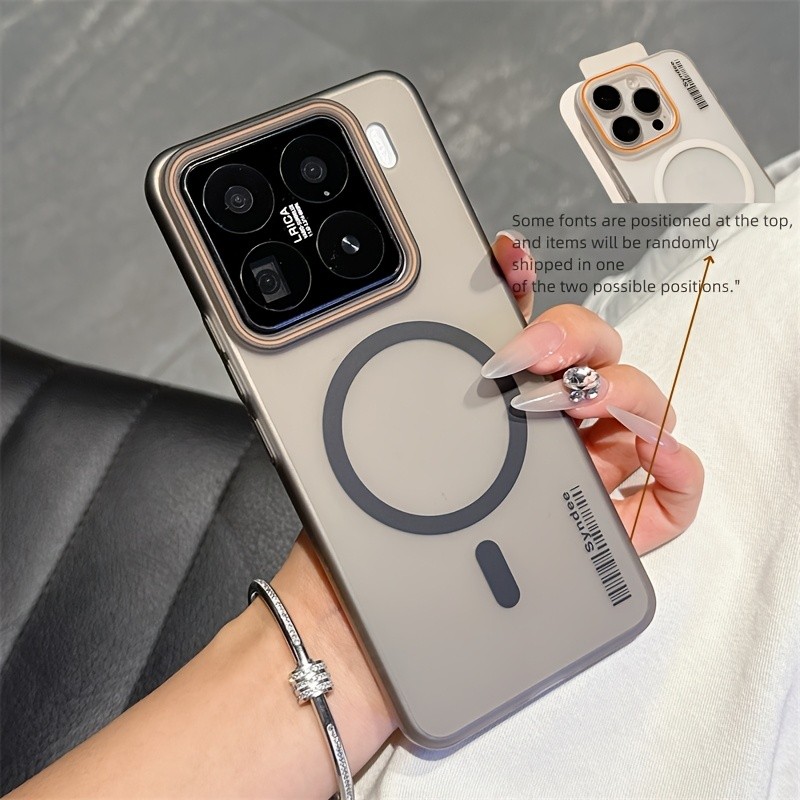 Ốp lưng cứng từ tính siêu mỏng màu kẹo Macaron Vỏ nhựa mờ mờ cho Xiaomi 15 14 13 Pro Ultra