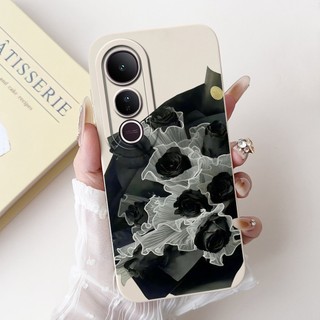 Dành Cho Vivo V50 Lite 5G V2440 Vỏ Hoa Phong Cách Mới Nơ Mềm Kẹo Silicon TPU Ốp lưng Vivo V50 5G V2427 Ốp Lưng