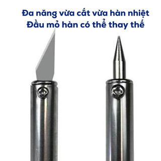 Mỏ Hàn Thiếc 60W - Dao Cắt Nhựa Điện Đa Năng, Cầm Tay - Tiện Dụng Gia Đình Cao Cấp