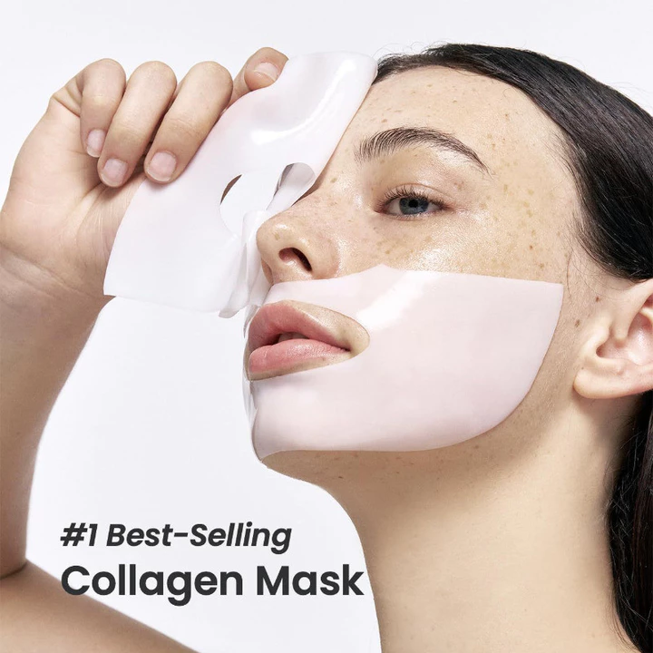 Mặt nạ Collagen sâu dành cho nữ - Mặt nạ da đàn hồi - Sản phẩm chăm sóc da mặt - Mặt nạ qua đêm hòa tan - Dưỡng ẩm, làm sáng, chống nhăn - Mặt nạ dạng chia