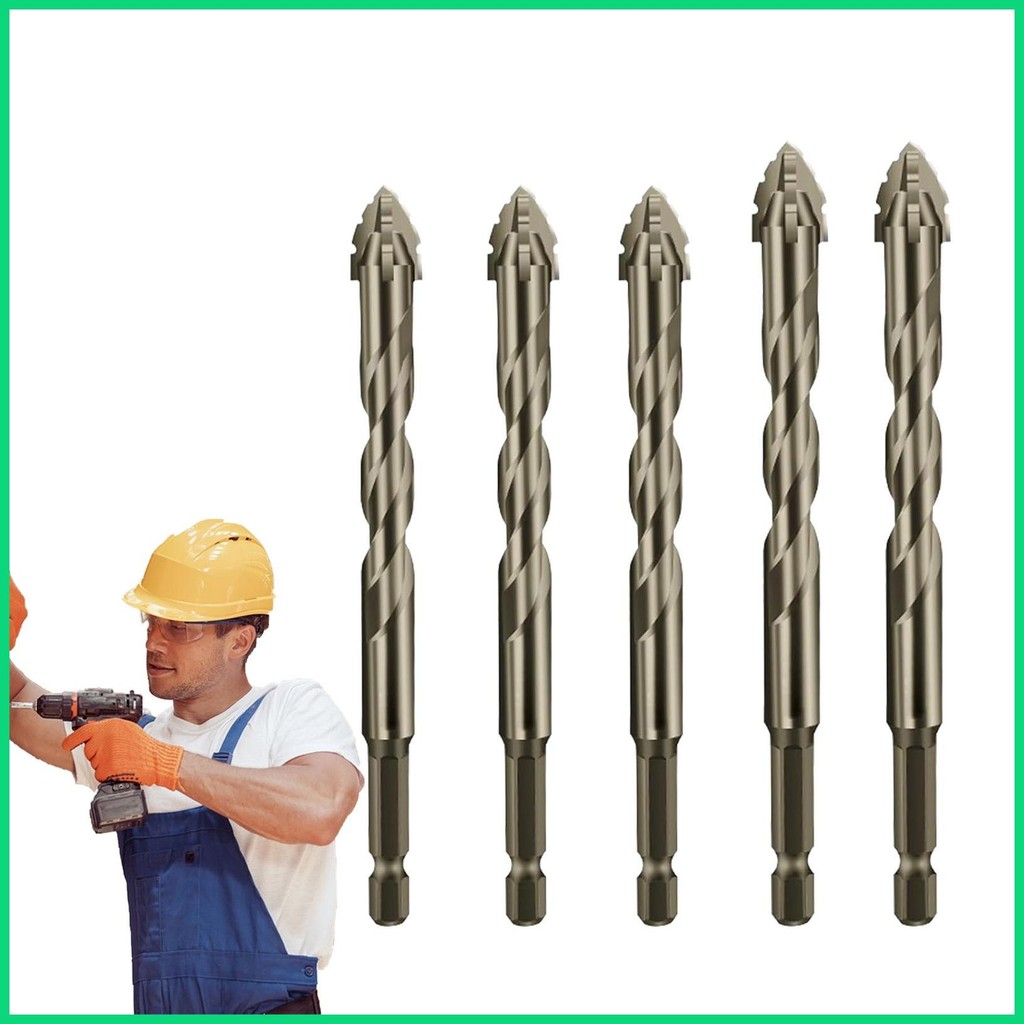 Mũi khoan lệch tâm răng cưa Bộ mũi khoan xoắn lệch tâm bốn đầu có độ cứng cao Đầu vát có răng cưa jiwvn