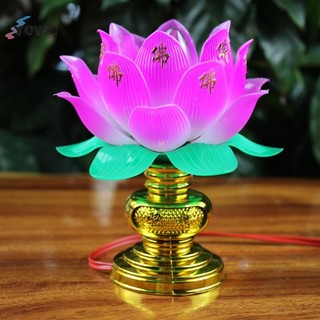 Yowei 1 Chiếc Phật Giáo Hoa Sen Đèn Để Bàn Trang Trí Ánh Sáng Thờ Phượng Phật Giáo VN