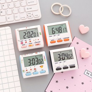 Đồng Hồ Bấm Giờ Điện Tử Mini Đồng Hồ Đếm Ngược Báo Thức Hẹn Giờ Học Tập Nấu Ăn