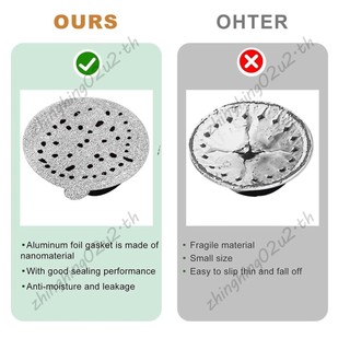 Lá nhôm Nắp đậy Con dấu - Tái sử dụng Viên nang Cà phê 120 Cái, cho Vertuoline Vertuo Tái sử dụng Cà phê Pods Cover Seals 62mm