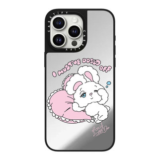 Ngón Tay Giữa Thỏ Mèo Gương Cứng Ốp Lưng Điện Thoại iPhone 17 Pro Max 16 Plus 15 14 13 12 11 Ốp Lưng Chống Sốc Phía Sau Vỏ Acrylic