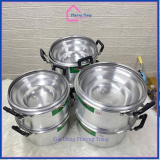 [CHÍNH HÃNG] CHÕ HẤP ĐỒ XÔI NHÔM TRƯỜNG THÀNH SIZE 20, 22, 24 cm chõ hấp xôi cho gia đình nhỏ - Phương Trang