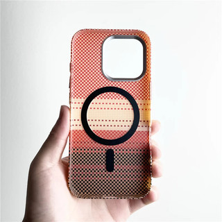 Iphone từ tính siêu mỏng 16 15 13 12 14 Pro Max Ống kính hợp kim mờ PC cứng Vỏ sợi Carbon hình học.
