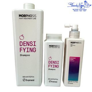 Dầu gội xả xịt ngăn rụng, kích thích mọc tóc FRAMESI Morphosis Densifying 1000ml/150ml [ TN ]