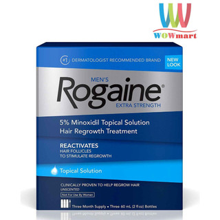 Tinh chất mọc tóc cho nam Men's Rogaine 5% Minoxidil 3x60ml (dạng dung dịch)