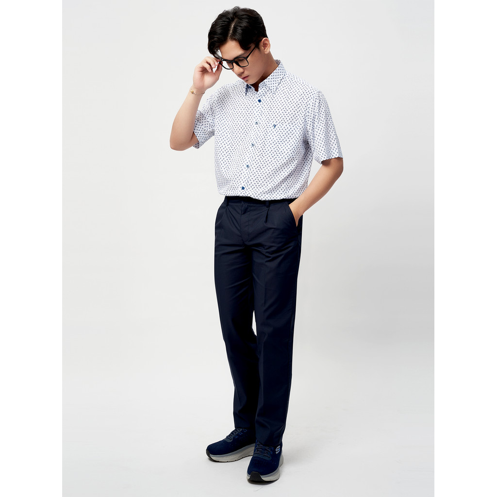 Quần khaki 1ly VIETTIEN SMART CASUAL Vải Cotton phom regular VT00000121