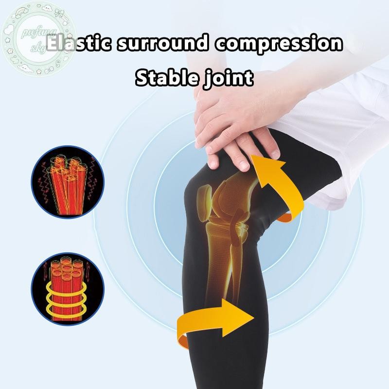 Pusky 1 Cái Full Chân Tay Dài Nén Chân Tay Đầu Gối Bảo Vệ Chân, Dành Cho Nam Nữ Bóng Rổ Đi Xe Đạp Bóng Đá Chạy VN