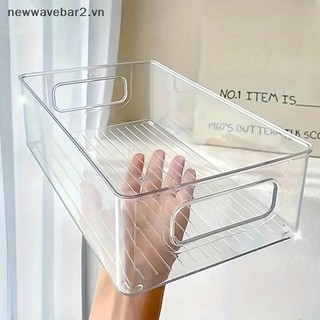 [Mới] Hộp Bảo Quản Acrylic Mỹ Phẩm Để Bàn Hộp Nhựa Trong Suốt Ký Túc Xá Hộ Gia Đình Mặt nạ Da Hộp Bảo Quản Tủ Lạnh.