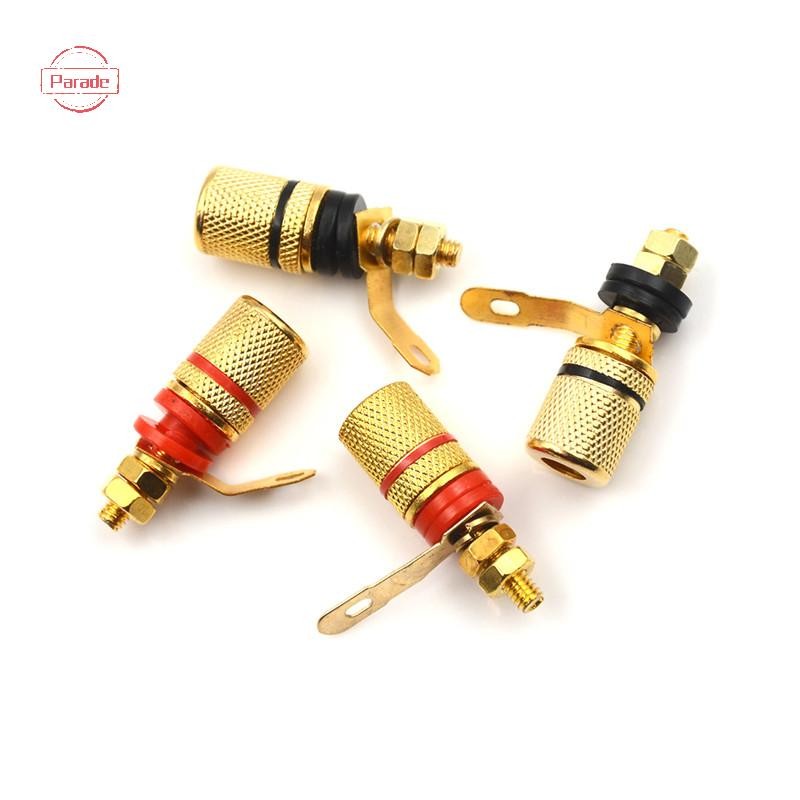 Diễu Hành 4 Cái / lốc 4 Mm Chuối Cắm Ràng Buộc Bài Loa Ổ Cắm Điện Thiết Bị Đầu Cuối VN
