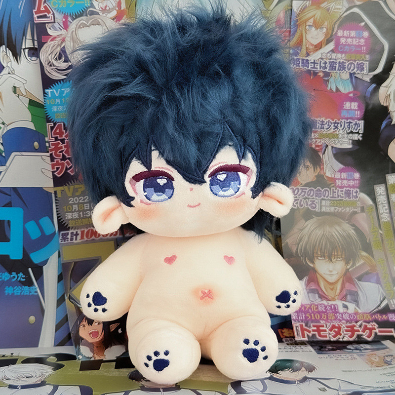 Blue LOCK Đồ Chơi Sang Trọng 20cm Quần Áo Búp Bê Cotton Love and Deepspace Blue Lock Isagi Yoichi Plushie Búp Bê Mềm Mại Đồ Chơi Cho Bé Trang Trí Phòng Ngủ Bé Gái Quà Tặng Năm Mới Quà Tặng Sinh Nhật