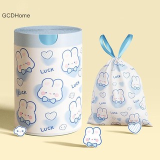 Gcdhome 50 Hoặc 100 Cái / Cuộn Túi Đựng Rác Túi Dây Rút Túi Rác Nhỏ Họa Tiết Hoạt Hình Hộ Gia Đình Nhà Bếp Phòng Tắm Túi Đựng Rác HOT