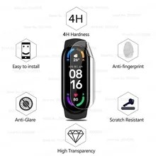 Hydrogel Phim Cho Xiaomi Mi Band 10 9 7 Pro 6 5 4 3 Mi 8 Active Full Cover Mềm Bảo Vệ Màn Hình Phụ Kiện Đồng Hồ Thông Minh Không Kính