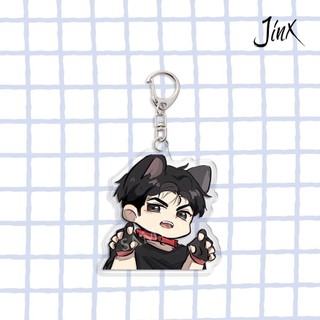 Móc khóa keyring NGƯỜI TÌNH CỦA JINX in hình manhwa BL anime chibi quà tặng dễ thương