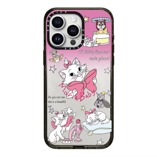 Pink Full Screen Rabbit cat Acrylic Vỏ Điện Thoại Cứng Cho iPhone 16 Pro Max 16 Plus 15 Pro Max 14 13 12 11 Ốp Bảo Vệ Chống Sốc
