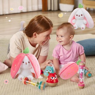 Thỏ Thú Nhồi Bông Có Thể Đảo Ngược Cuddle Bunny Nhồi Bông Thỏ Dâu Biến Hình Dây Kéo Sang Trọng Cà Rốt Biến Thành Tai Thỏ Sang Trọng Đồ Chơi Dễ Thương Nhồi Bông Bạn Gái Quà Tặng 1 cái