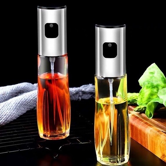 Chai Xịt Dầu Ăn Tiện Dụng Cho Nồi Chiên Không Dầu - Bình Xịt Dầu Ăn, Dầu Ô Liu- Bình Xịt Dầu Cầm Tay Để Nấu BBQ, Nướng.